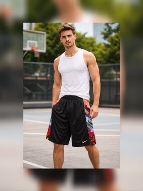 Nike Men's Dri Fit Sequalizer Basketball Shorts NWT L